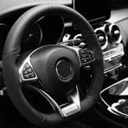 Car Special Steering Wheel Cover Hand Suture Customized For Mercedes Benz W176 W246 W205 C117 218 X218 C253 W213 X253W166 C292 Leather Suede