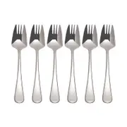 6pc Maxwell & Williams Cosmopolitan S/S Buffet Fork Set - Silver
