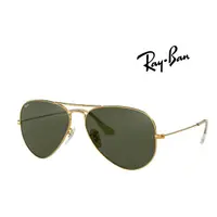 在飛比找蝦皮購物優惠-【珍愛眼鏡館】 Ray Ban 飛行員復古雷朋太陽眼鏡 RB