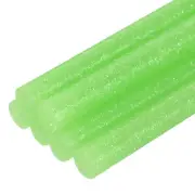 Mini Hot Glue Sticks for Glue Gun 0.27-inch x 4-inch Glitter Fruit Green 6pcs
