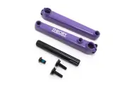 Theory Conserve Bike Life BMX Crank Set - 175mm Purple - SE GT Throne Haro