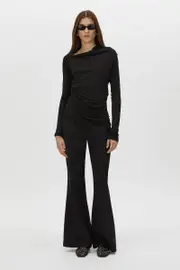 Mai Long Sleeve Top in Black - CAMILLA AND MARC® C&M