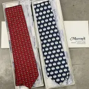 Vineyard Vine’s Neck Ties NWT Red Whale Blue Nantucket - Murray’s Toggery Shop