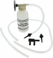 PK One Man Brake Bleeder Hydraulic Clutch Fluid Bleeding Cylinder Pad Kit Oil AU