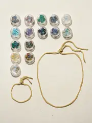 [Carolina Bucci] Carolina Bucci - Forte Beads Moonbow 18-karat Gold, Lurex And Multi-stone Kit - One size One size Gold