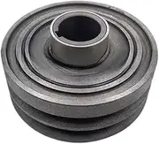 SH120 Compatible For Hitachi EX120-5 Crankshaft Pulley Kobelco SK135 Isuzu 4BD1 4BG1 Engine Crankshaft Pulley(2 slots 1 set)