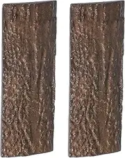 uxcell 2Pcs Knife Handle Scales, 3.74" x 1.38" x 0.24" Knife Handle Material Spacer Sheets for Knife Scales Slabs Making Supplies Tool, Dark Brown