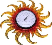 TOBBOMEY Elegant Wall Hanging Thermometer Room Thermometer Digital Display High Precision for Home or Office