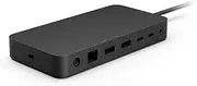 Microsoft Thunderbolt 4 Dock 165 W (2 Displays 4K) - 3840 x 2160-6 x USB Ports - 3 x USB Type-A - 3.0 x USB Type-C Ports - USB Type-C - 1 x RJ-45 Ports 2.5 GBE - 96W PD (T8I-00008)