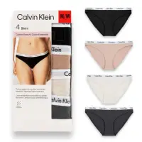 在飛比找momo購物網優惠-【Calvin Klein 凱文克萊】4件組 天絲棉 經典字