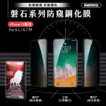 【REMAX】IPHONE 13 / IPHONE 13 PRO 6.1吋 磐石系列防窺12H鋼化玻璃保護貼(防窺保護貼)