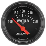 Autometer Z-Series Water Temperature Gauge Electric - 100 - 250 F, 2 1/16 Inch, Short Sweep, AU2635