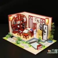 在飛比找樂天市場購物網優惠-DIY小屋 DIY小屋粉黛閣樓手工制作玩具拼裝模型別墅房子創