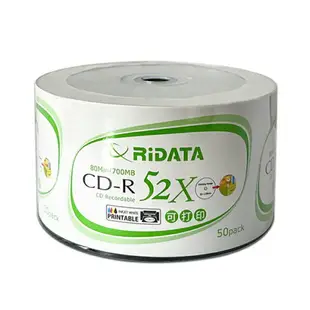 錸德RITEK中國紅黑膠CD-R車載無損音樂空白CD光盤52X刻錄盤光碟片