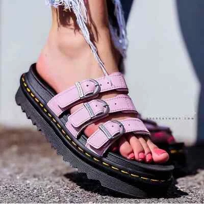 Dr. Martens Pink Blaire Slide Sandal