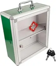 Gatuida First Aid Storage Container Wall-Mounted Large Aid Kit Medicine Equipment Box