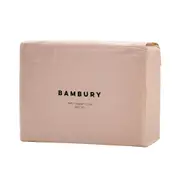 Bambury Temple Organic Cotton Sheet Set 137X193X40cm - Rosewater - Double