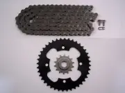 KAWASAKI KFX400 KFX JT SPROCKET 15 (+1)/40 & JT HDR CHAIN SET/KIT 2003-2006 blk