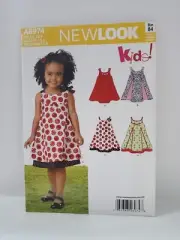 New Look Kids 6974 Childs Size 1/2-4 Dress Uncut 2012