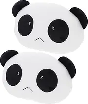 SOLUSTRE 2pcs Car Neck Pillow Car Head Cushion Car Pillow Cute Memory Foam Travel Pillow Flight Pillow Automobile Travel Car Seat Neck Support Beaded Car Headrest Pillow Blanket Cover Plush