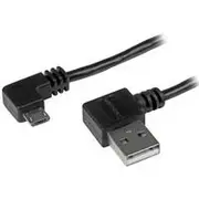 StarTech Micro-USB Cable with Right-Angled Connectors, M/M, 1m 3ft - USB2AUB2RA1M