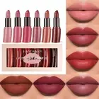 Roseflower Matte Lipsticks Set 6 Colors Nude Lipstick Velvet Matte Lipstick Tatt