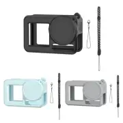 Sport Camera Silicone Protective Case Lens Cap Wrist Strap For DJI ACTION 5 PRO