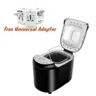 Bread Maker with 3 Crust Colors LCD Display 19 Pre-Programmed Menus and 550 Wat