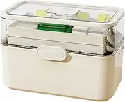 Large Capacity Medicine Storage Box | Pill Container, Portable Storage Box Removable Medicine Storage Box with Handle for Use in Homes and Dorms