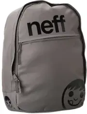 NEFF "DAILY PACK" UNISEX GRAY SCHOOL BLACK BACKPACK