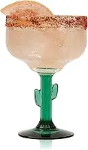 Libbey Cactus Margarita Glasses, 16-Ounce, Set of 4