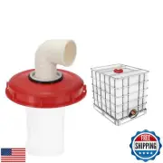 PATIKIL 90° IBC Lid Filter Cover 245mm Plastic Ton Barrel Cover with Washable