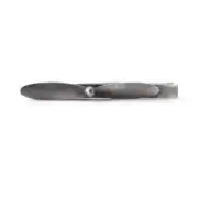 Amazing Airplane Men's Tie Clip Sterling 925 Silver With Plane Propeller