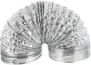 SHINEOFI 1Pc Double Aluminum Foil Vent Hose Flexible Exhaust Duct for Kitchen Bathroom Dryer High Temperature Resistant for Ventilation Systems