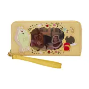 Beauty & The Beast 1991 Belle Lenticular Wristlet Wallet Coin Purse 8x4in
