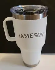 Brand New Jameson Branded Yeti Rambler 30 oz Tumbler with Handle White