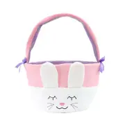 Holiday Easter Bunny Plush Basket