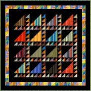 ARABIAN NIGHTS - 68.5" x 68.5" - Quilt-Addicts Pre-cut Patchwork Quilt Kit