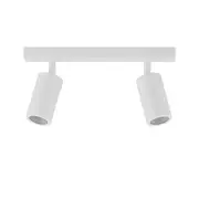 CLA LIGHTING Outdoor Adjustable Bar Spot Light - 2 Heads - GU10 - Matte White