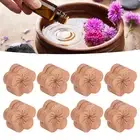 8pcs Essential Oil Car Diffuser Plum Flower Shape Simple Rosewood Material Arom♡