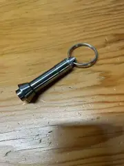Schaublin F10 Collet Key Ring Swiss CNC Watchmaker Swiss Cam Machinist Jewelry
