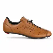 CRONO CV1 Classic Vintage L'Eroica Style Cycling Shoes - Carbon Fiber - Brown