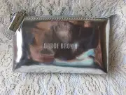 Bobbi Brown Silver Bag Clutch Case Mirror Makeup Bag Gift
