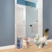 DIY Portable Cat Gate Safety Fence for Stairways Suit Different Occasions Indoor