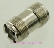 UHF Female to UHF Female Coupler Barrel Coax Connector RF Adapter