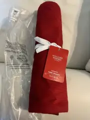 New With Tag -Williams Sonoma Corduroy Table Runner -red 16x108”