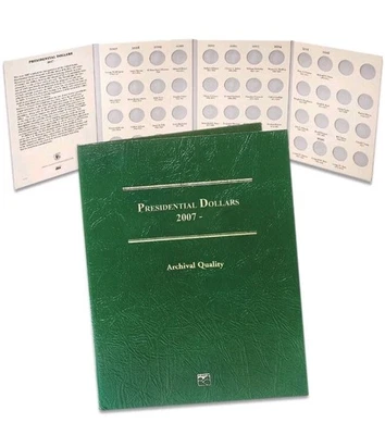 2007 - 2016 Presidential Dollars Coin Folder Littleton Coin Company