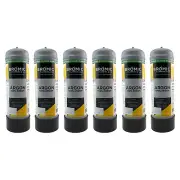 Disposable Gas Bottle - PURE ARGON - 2.2 Litre - 6 x BOTTLE BULK PACK - SAVE!!!