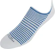 [Marcoliani Milano] Men's Palio Stripe Sneaker No Show Ankle Socks