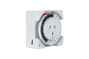 HPM D819-2DP | Easy Set Analogue Timer Override Switch | 24h Timer